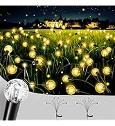 URAGO Solar Lights for Outside, New Upgraded Solar Garden Lights with 16 LED Crystal Bubble Bulbs...