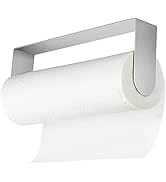 YIGII Paper Towel Holder Under Cabinet - Self Adhesive Paper Towel Rack Wall Mount for Kitchen, S...