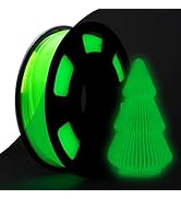 Tecsonar 3D Printer Filament PLA Glow in The Dark Filament PLA 1.75mm 250g, 3D Printing Luminous ...
