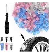 YGDMD 100PCS Tire Screw Plug Repair Kit,Self-Service Tire Repair Kit Includes 3 Sizes of Screw in...