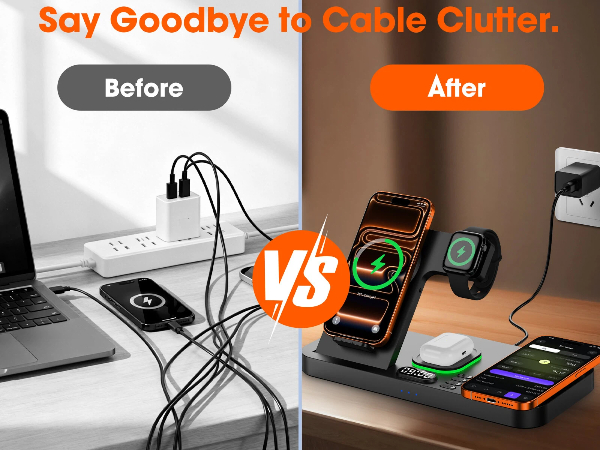 dual phone charging station