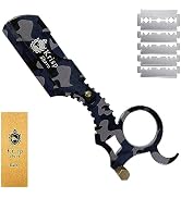 Krisp Beauty Professional Classic Straight Edge Barber Razor For Close Shaving - Salon Quality Me...