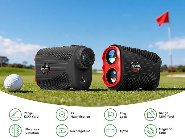 External Switch for Tournament Legal, Built-in Cart Magnet, USB-C Rechargeable with Hard Shell Case