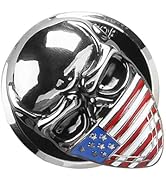 YAWUROU 3D Skull Car Ignition Start Button Cover, Stylish Zinc Alloy Anti-Scratch Engine Push But...