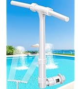 POOLHOUR 360° Adjustable Pool Fountain with Dual High-Pressure Spray, Cooling Jet &amp; Relaxation - ...