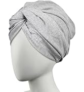 Conair Cotton Hair Towel Wrap & Twist for Women, Fast Drying Ultra-Absorbent Hair Plop for All Ty...