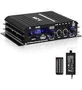 Home Audio Amplifier S-299 Bluetooth 5.0 Power Amplifier Receiver 4.1 Channel RMS 40Wx4 Max.800W ...