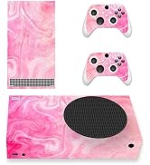 PlayVital Psychedelic Pink Custom Vinyl Skins for Xbox Core Wireless Controller, Wrap Decal Cover...