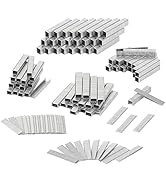 SHALL Heavy Duty T50 Staples and 18GA Brad Nails Combo Kit, 8000-Count, Four Sizes of T50 Staples...