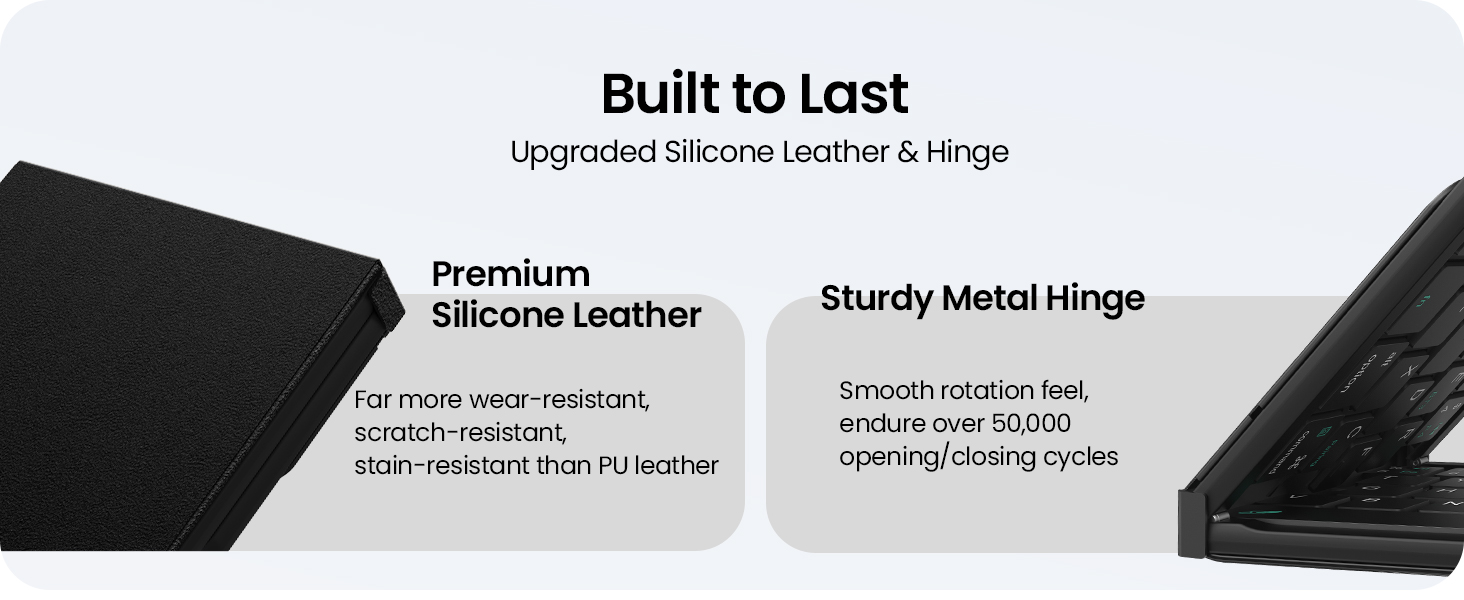 foldable keyboard with touchpad