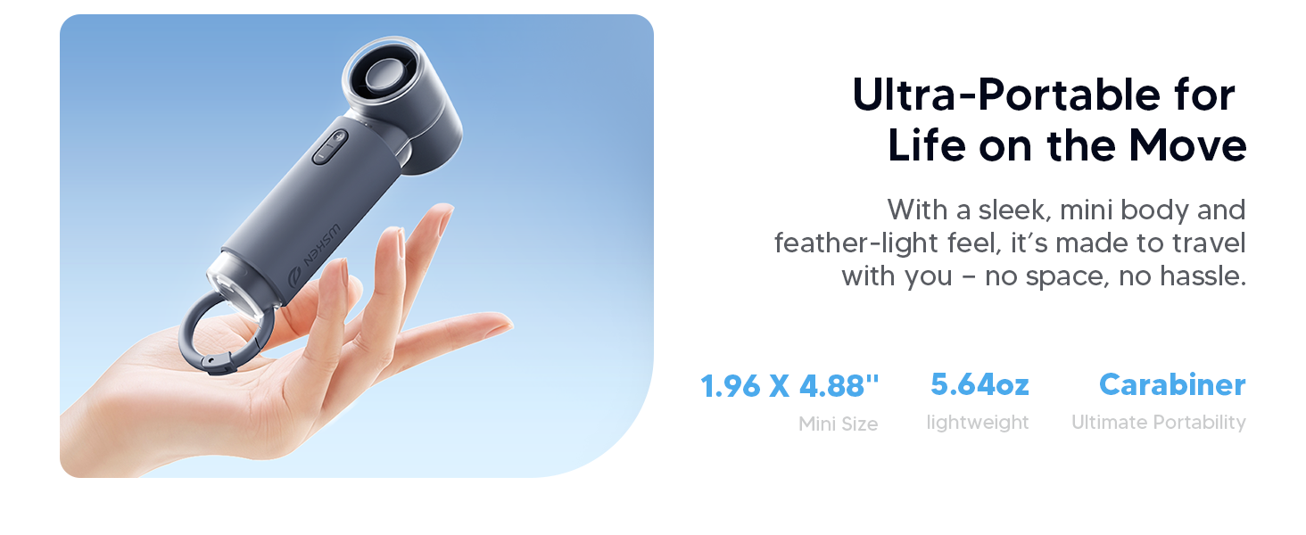 portable fan for travel