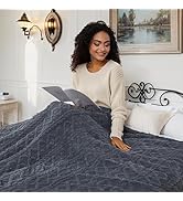 Electric Heated Blanket Full Size 72"x84", Ultra Soft Sherpa Fleece, 5 Heat Levels &amp; 10-Hour Auto...