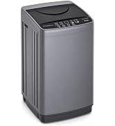 DUMOS 7.7 lbs Compact Washer, 1.06 cu. ft. Full-Automatic Laundry Machine with 10 Wash Programs, ...