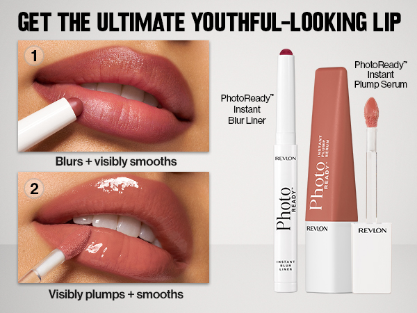 photoready blur liner + plump serum