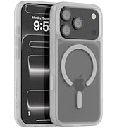 WarpHex for iPhone 17 Pro Max Case, Compatible MagSafe, Slim, Minimalist, Shock, Scratch and Fing...