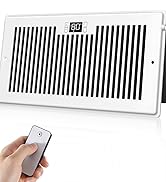 6x12 register booster fan white