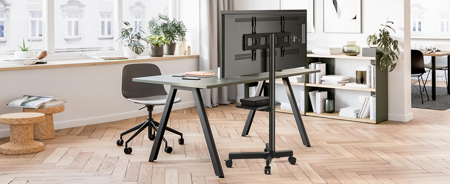 rolling tv stand