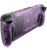 JSAUX Transparent Back Plate Compatible with Steam Deck LCD, DIY Clear Replacement Back Shell Cas...