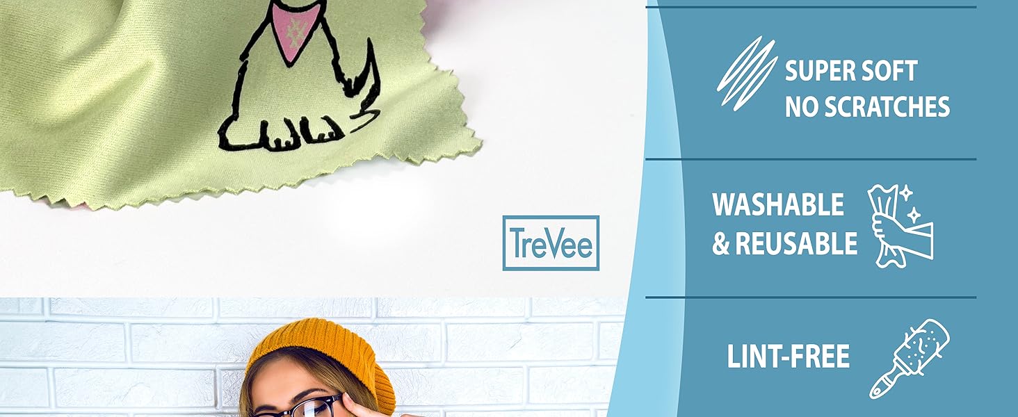 Super Soft Cloth lint lint-free no scratches scratch-free washable reusable 