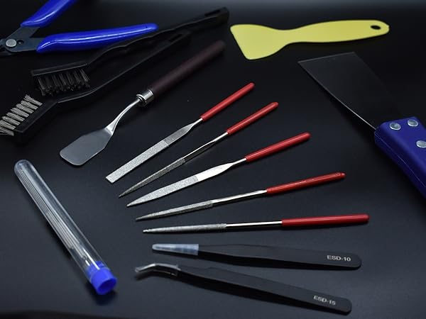 3d printer nozzle cleaning cutting removing tools knife needles pliers tweezers
