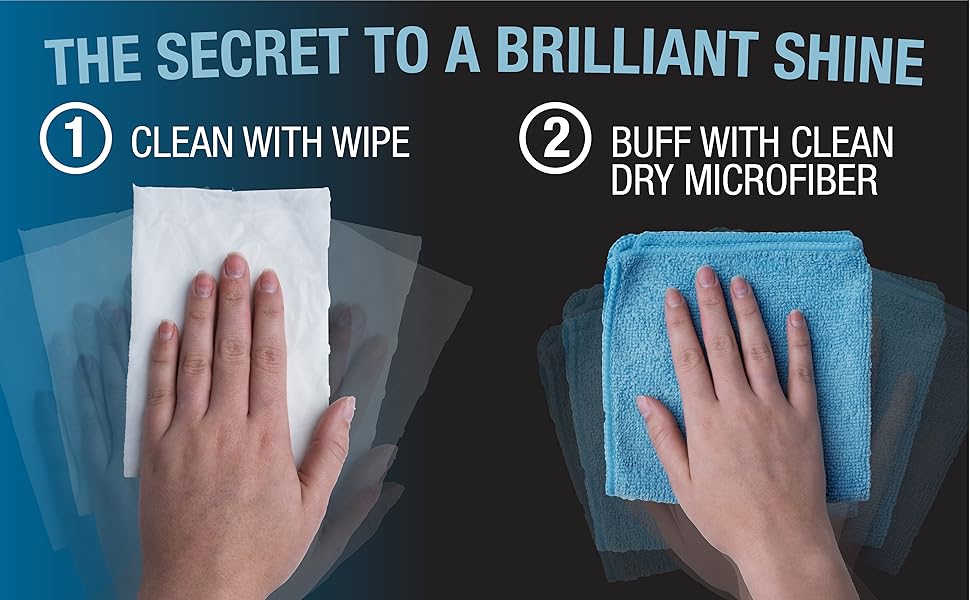 Streak free cleaning supplies, shine on electronic devices