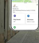 Wallet Tracker Card,MFi Certified Smart Tracker Compatible with iOS-Find My App,Ultra Slim 0.07in...