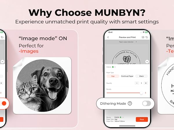 MUNBYN FM226 Label Maker