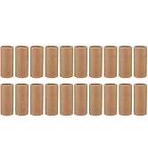 Hemoton 20PCS 100ml Kraft Paper Tubes with Lid Cardboard Boxes Essential Oil Bottle Gift Packagin...