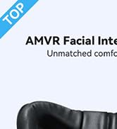 AMVR Face Cover Pad Facial Interface Compatible with Meta/Oculus Quest 3 Accessories,with Soft PU...