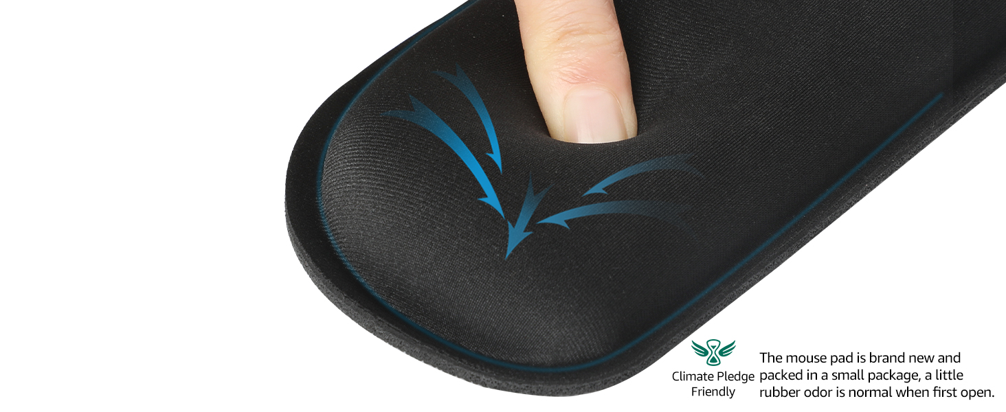 Memory Foam Comfort Zone: Made of improved super soft and breathable material.
