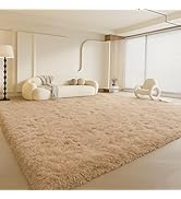 Mtandyx Large 9x12 Area Rug for Living Room, Soft Shag Rugs for Bedroom, Non-Slip Ultra Fluffy Ru...