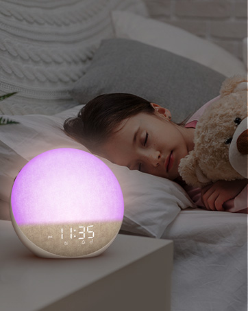 wake up light sunrise alarm clock