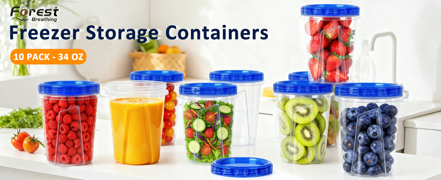 freezer storage containers