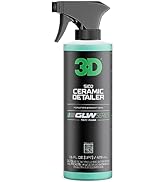 3D Ceramic Detailer, GLW Series | Hyper Gloss Finish | SiO2 Peak Hydrophobic Top Coat | Extends L...