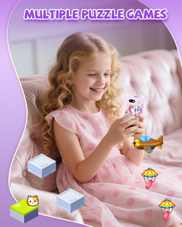 kid play phone with games