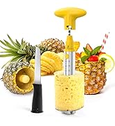 YYP Pineapple Cutter with Knife, [Upgraded, Electric &amp; Manual] Durable Pineapple Corer with Elect...