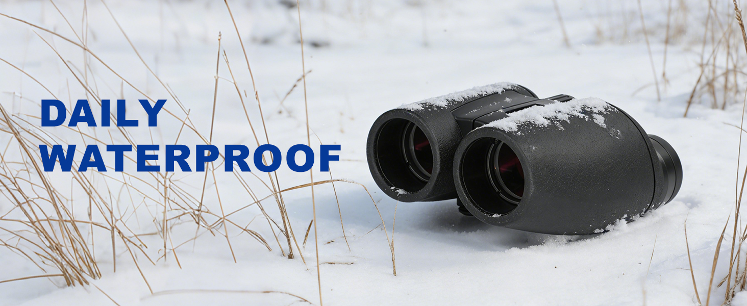 HD Clear Vision 12X30 Binocular for Outdoor Adventure Gift for Kids and Men Women Camping