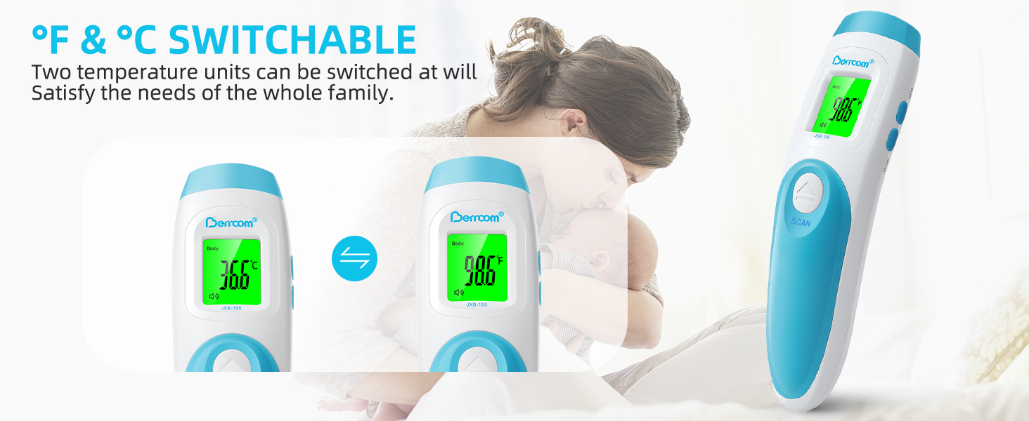Digital Infrared Thermometer with Fever Alarm