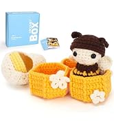Crochet Kit for Beginners Adults - Bee Grow Up Starters Crochet Kit, Beginners Crocheting Kitting...