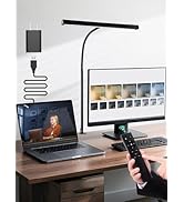 LED Desk Lamps for Home Office,5 Color+9 Brightness Desk Light,Touch &amp; Remote Control,1000 Lumen ...