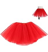 KICOFIT Tutus for Women Christmas Halloween Party Favor Costume Accessories Running Skirt