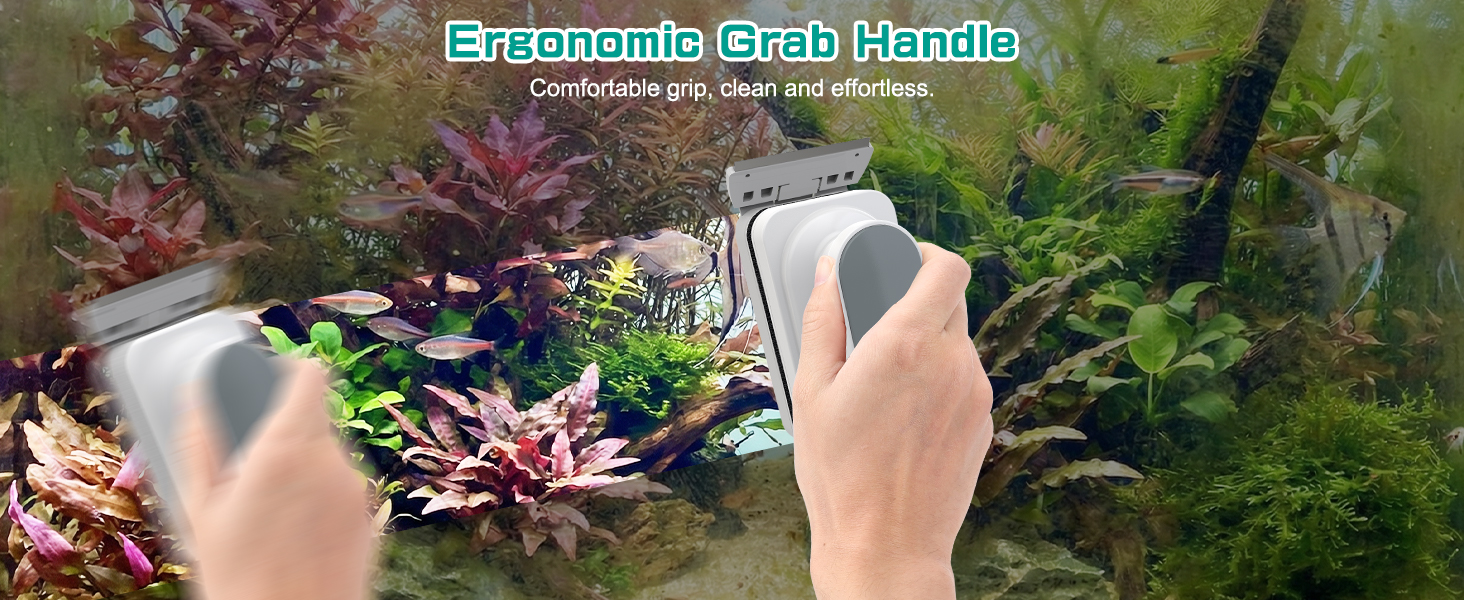 Aquarium Magnetic Fish Tank Glass Cleaner