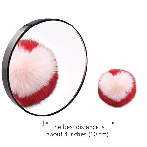 10X magnification mirror