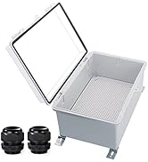 YETLEBOX Outdoor Waterproof Electrical Box Junction Box Weatherproof IP67 ABS Plastic Enclosure S...