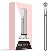 MelodySusie Ball Shape Cuticle Clean Nail Drill Bit 3/32'', Professional Safety Carbide Diamond N...