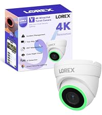 Lorex Connect (New App) | V5 4K Add-On IP PoE Bullet Camera to V-Series NVR | Black | Cables Not Inc...