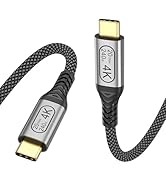 USB C Data Cable 3ft, USB C 3.2 Gen 2x2 20Gbps 4K Video Cable, 240W PD Fast Charging Compatible w...