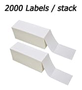4x6 Thermal Labels, BESTEASY Direct Thermal Shipping Label, Perforated Fanfold Labels Compatible ...