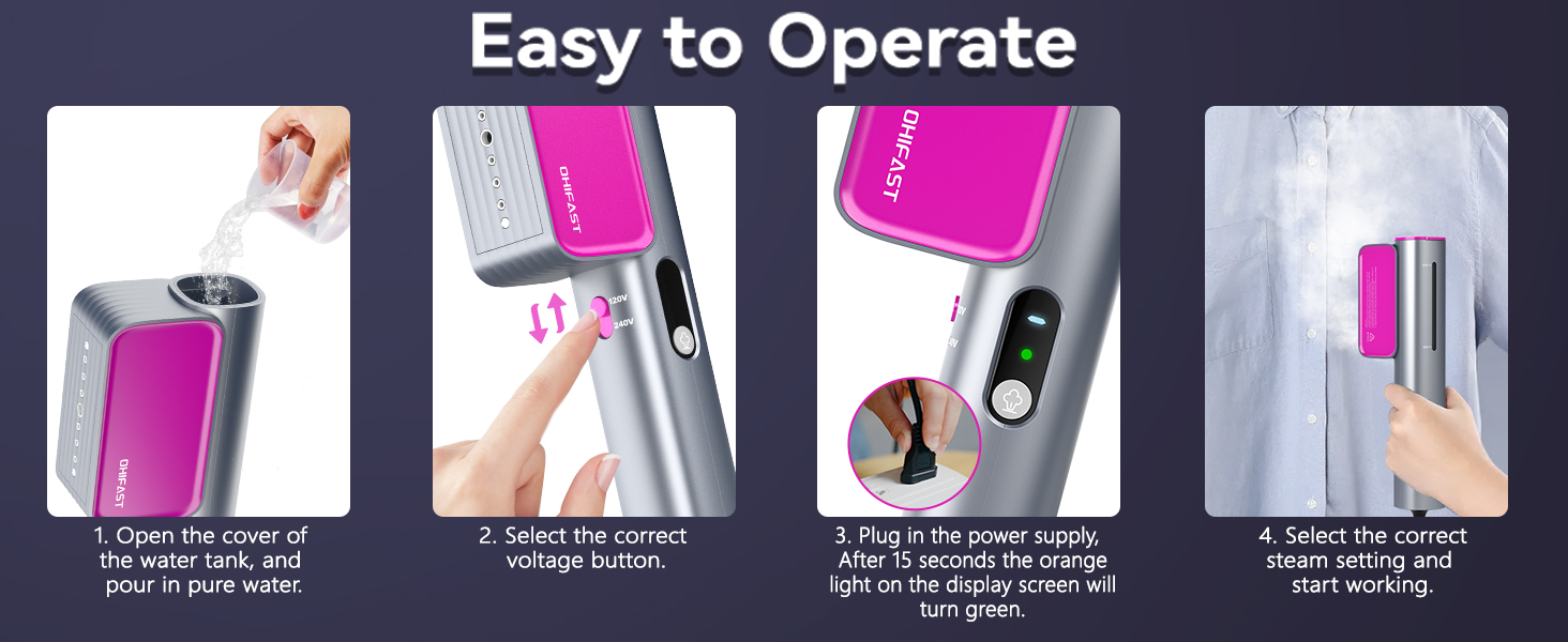 Steamer for Global Travel and Home