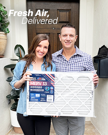 Air filters delivered, MERV 13, MERV 11, MERV 8